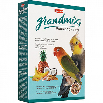 Padovan Корм для средних попугаев (Grandmix Parrocchetti) 850 гр