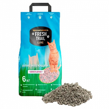 Fresh Trail ЛЮКС Впитывающий наполнитель 6 кг