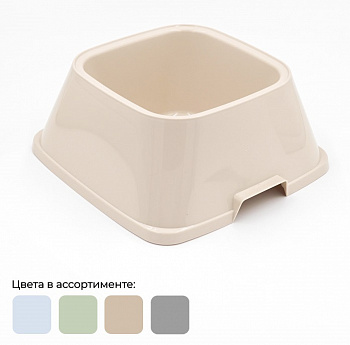 Zooexpress Миска для животных, пластик, 2 л