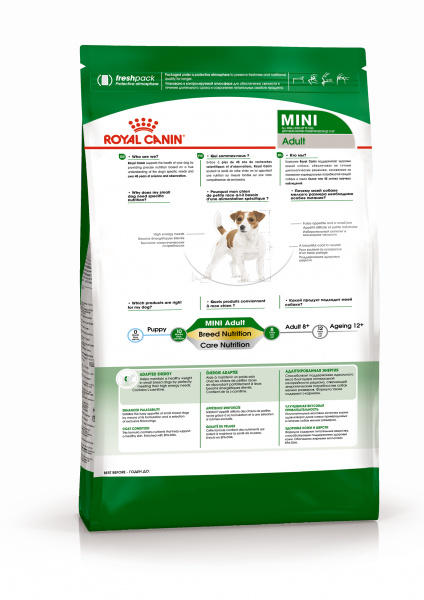 Royal Canin Для собак малых пород (до 10кг) (Mini Adult)
