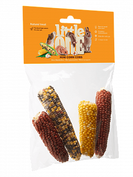 Little One Лакомство для всех видов грызунов "Мини-кукуруза" 130 гр