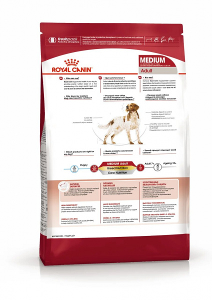 Royal Canin Для собак средних пород (11-25кг) (Medium Adult)